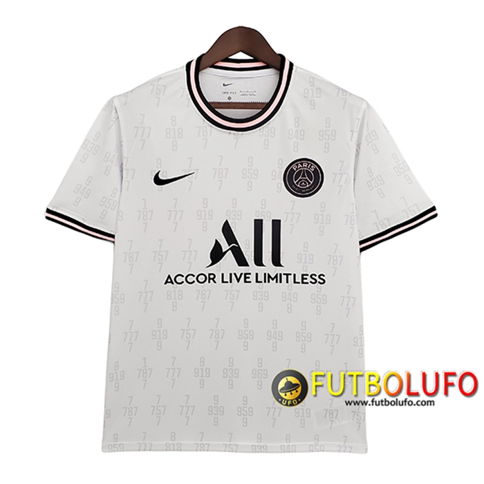 Camiseta Entrenamiento PSG Blanca 2021/2022