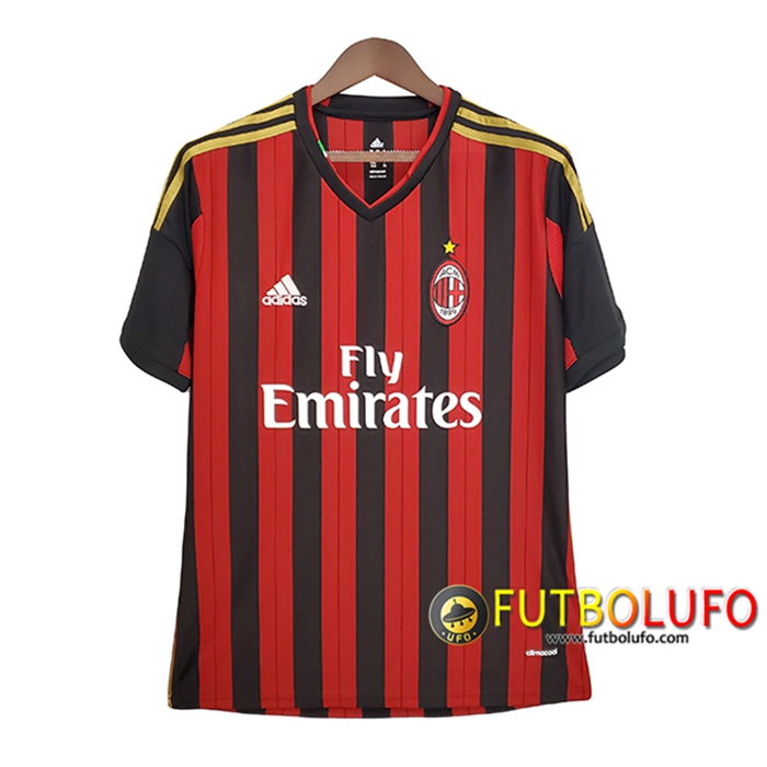 Camiseta Futbol AC Milan Retro Titular 2013/2014