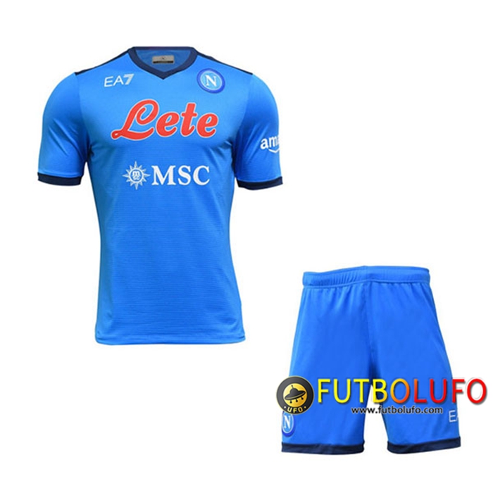 Camiseta Futbol SSC Napoli Niños Titular 2021/2022