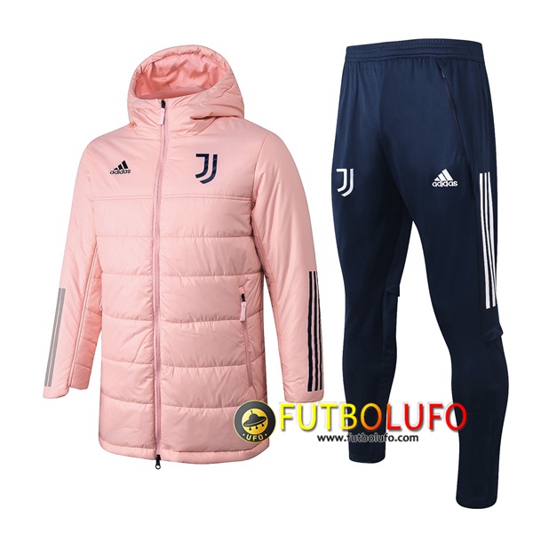 Chaqueta De Plumas Juventus Rosa + Pantalones 2020 2021