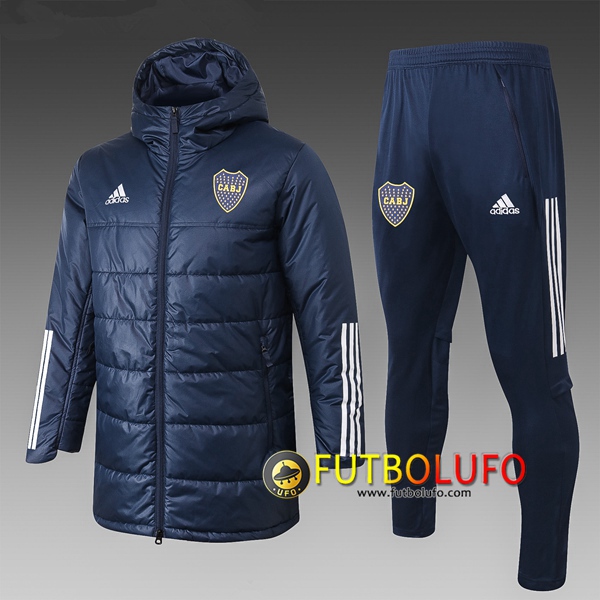 Chaqueta De Plumas Boca Juniors Azul + Pantalones 2020 2021
