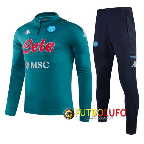 Chandal del SSC Napoles Verde 2020 2021 Sudadera + Pantalones