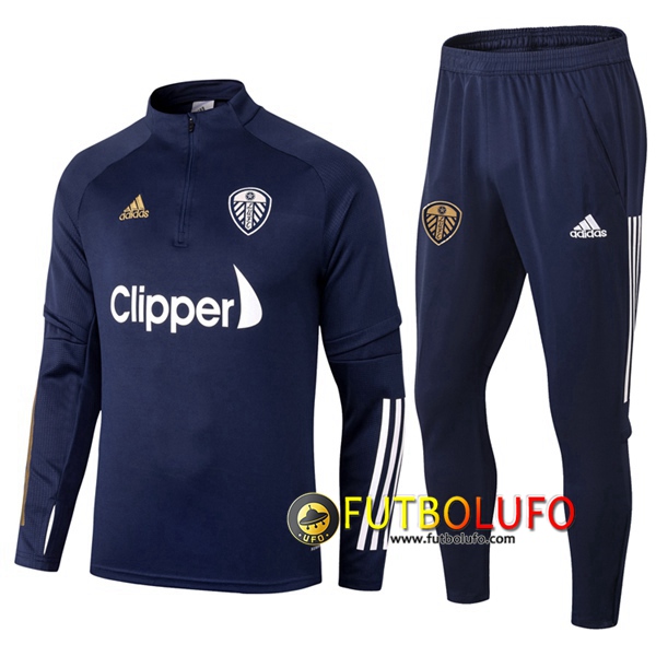 Chandal del Leeds United Azul Royal 2020 2021 Sudadera + Pantalones