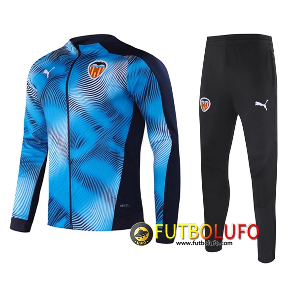 Chandal del Valencia CF Azul 2020 2021 Chaqueta + Pantalones