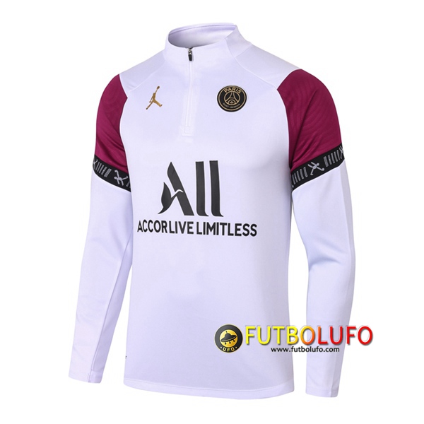 Sudadera de entrenamiento Pairis PSG Blanco 2020/2021