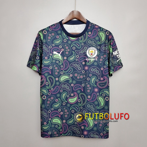 Camiseta Entrenamiento Manchester City Verde 2020/2021