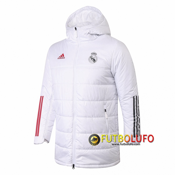 Chaqueta De Plumas Real Madrid Blanco 2020 2021
