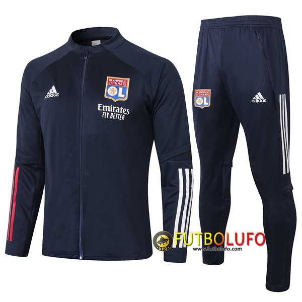 Chandal del Lyon OL Azul 2020 2021 Chaqueta + Pantalones