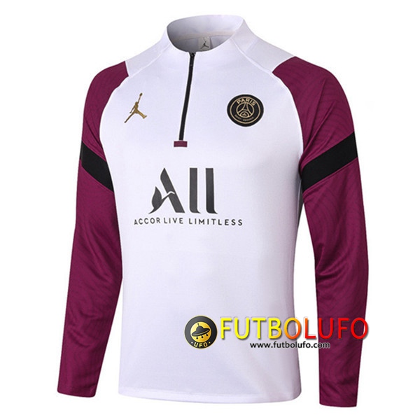 Sudadera De Entrenamiento PSG Jordan Blanco/Violet 2020/2021