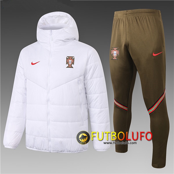 Chaqueta De Plumas Portugal Blanco + Pantalones 2020 2021