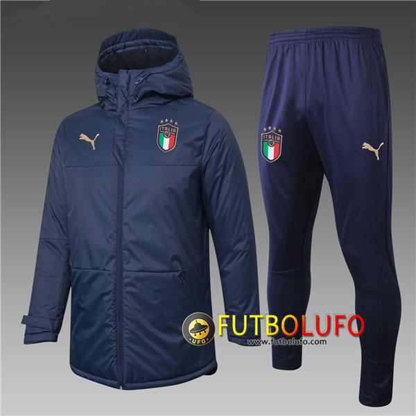 Chaqueta De Plumas Italia Azul Marin + Pantalones 2020 2021