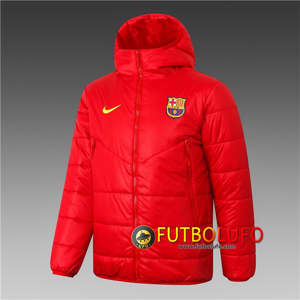 Chaqueta De Plumas FC Barcelona Roja 2020 2021