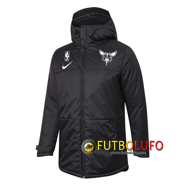 Nuevo Chaqueta De Plumas NBA Charlotte Hornets Negro 2020 2021