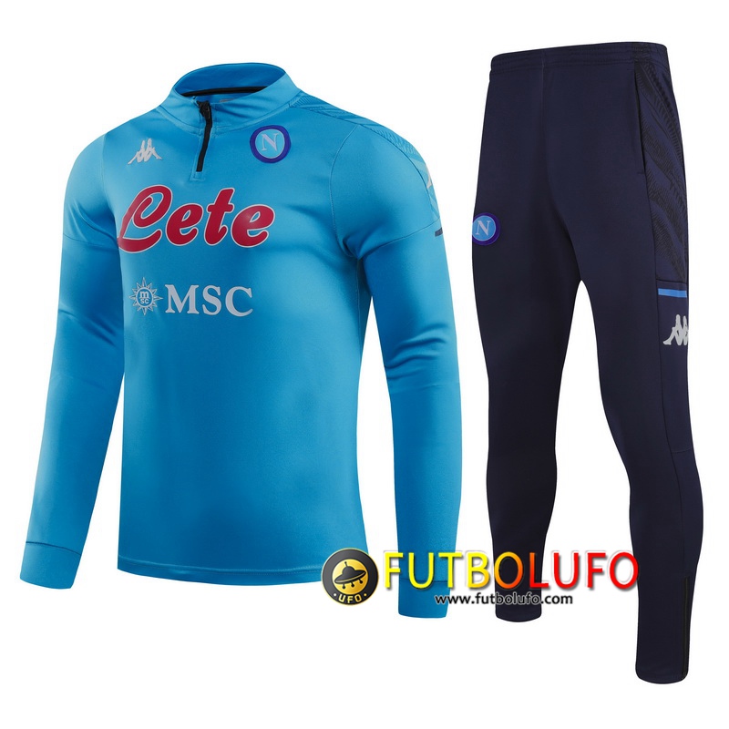 Chandal del SSC Napoli Ninos Blanco 2020/2021 Sudadera + Pantalones