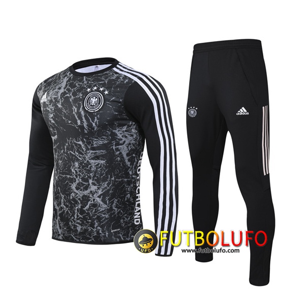 Chandal del Alemania Ninos Negro 2020/2021 Sudadera + Pantalones