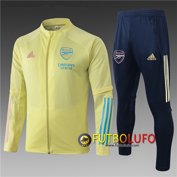 Chandal del Arsenal Ninos Amarillo 2020/2021 Chaqueta + Pantalones