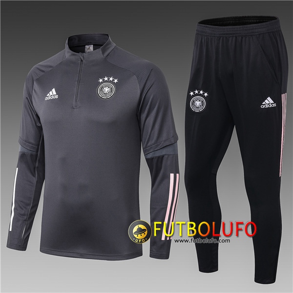 Chandal del Alemania Ninos Gris Claro 2020/2021 Sudadera + Pantalones