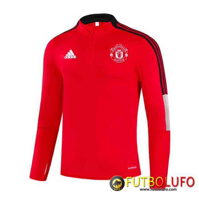 Sudadera De Entrenamiento Manchester United Rood/Negro 2021/2022
