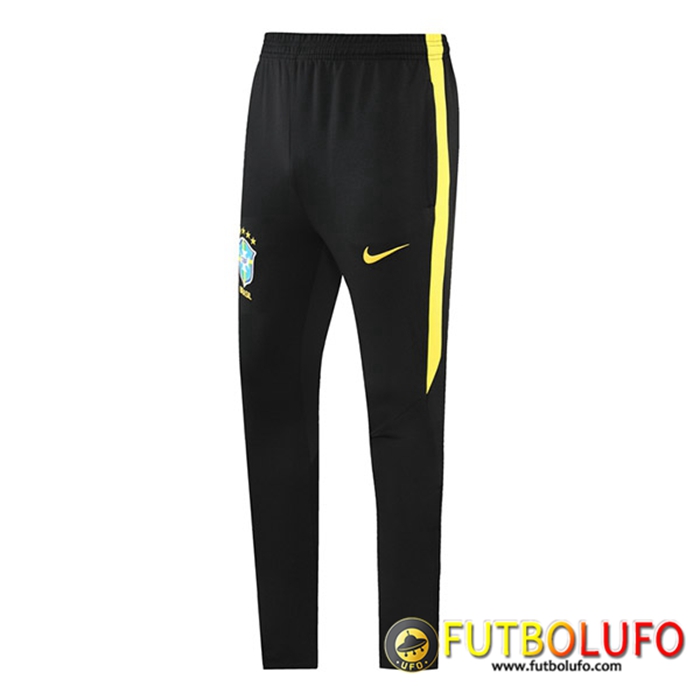 Pantalon Entrenamiento - Veste Bresil Negro/Amarillo 2021/2022