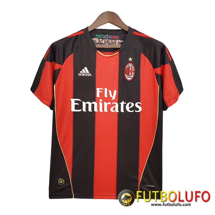 Camiseta Futbol AC Milan Retro Titular 2010/2011