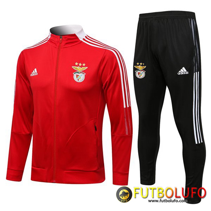 Chandal Equipos De Futbol - Chaqueta S.L Benfica Rood/Blanca 2021/2022