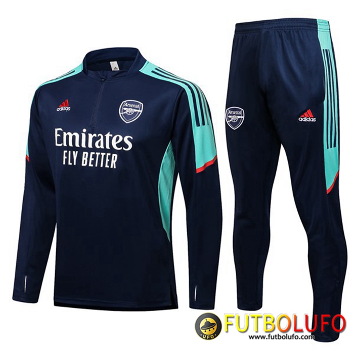 Chandal Equipos De Futbol FC Arsenal Ninos Azul Marino/Verde 2021/2022