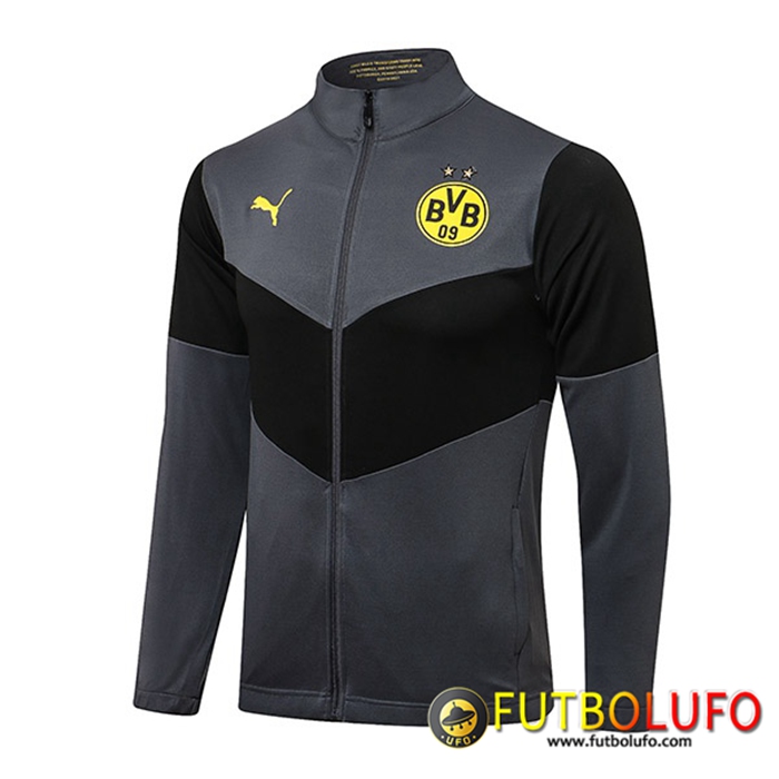 Chaquetas Futbol Dortmund BVB Negro/Grigio 2021/2022