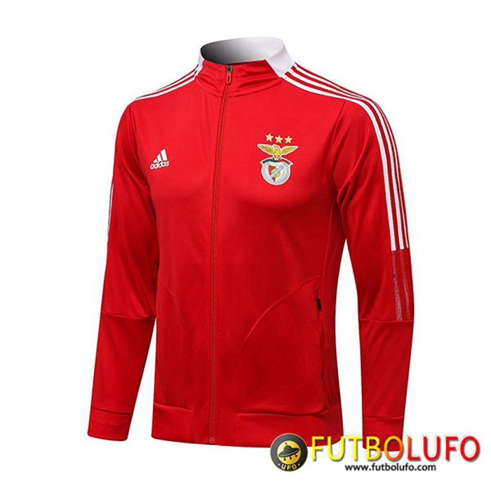 Chaquetas Futbol S.L Benfica Rood/Blanca 2021/2022