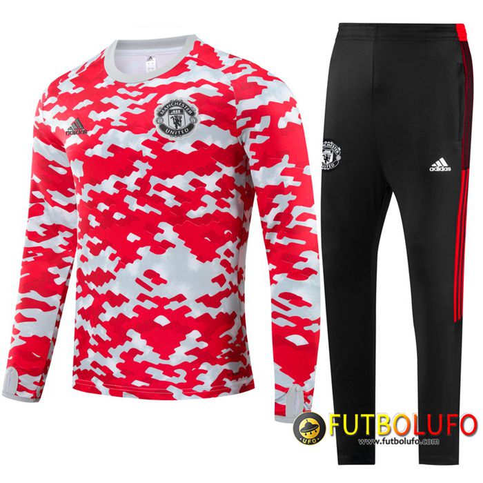 Chandal Equipos De Futbol Manchester United Rojo/Blanca 2021/2022