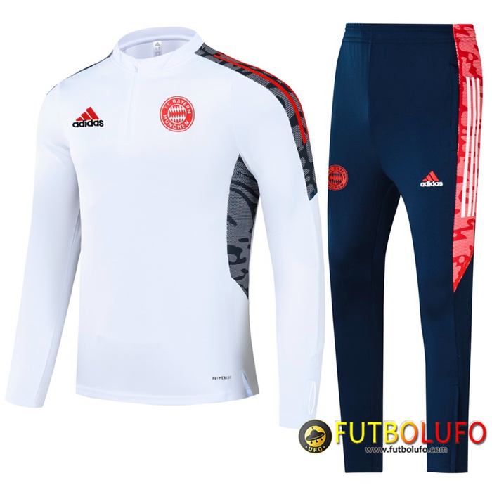 Chandal Equipos De Futbol FC Bayern Munich Blanca/Rojo 2021/2022
