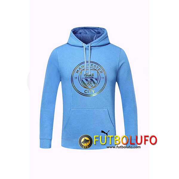 Sudadera Con Capucha Manchester City Azul Claro 2020/2021