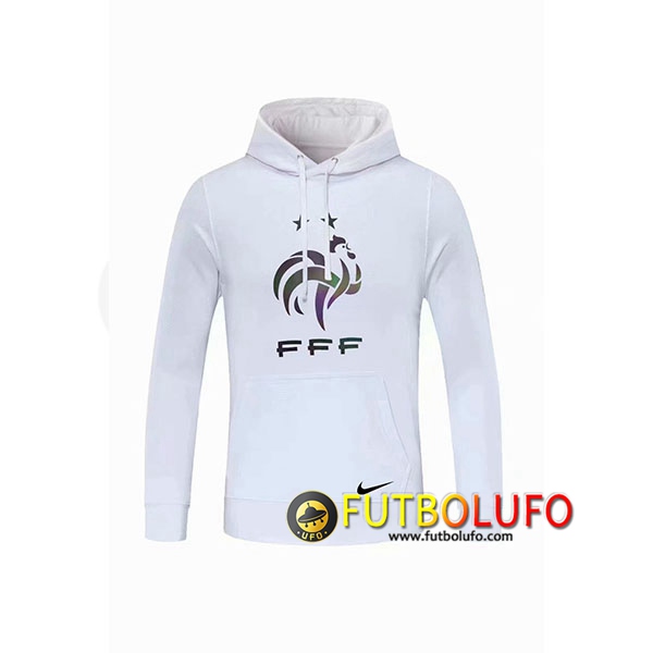 Sudadera Con Capucha Francia Blanco 2020/2021
