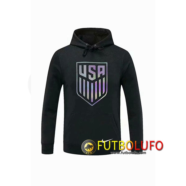 Sudadera Con Capucha Estados Unidos Negro 2020/2021