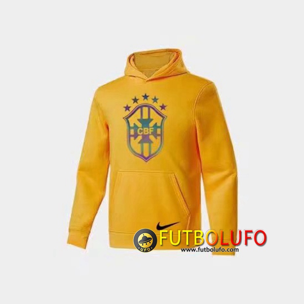 Sudadera Con Capucha Brasil Amarillo 2020/2021