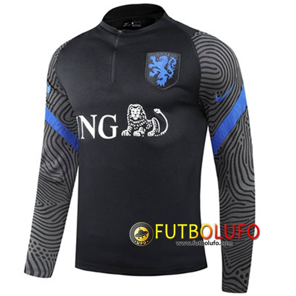 Sudadera de entrenamiento Países Bajos Negro 2020/2021