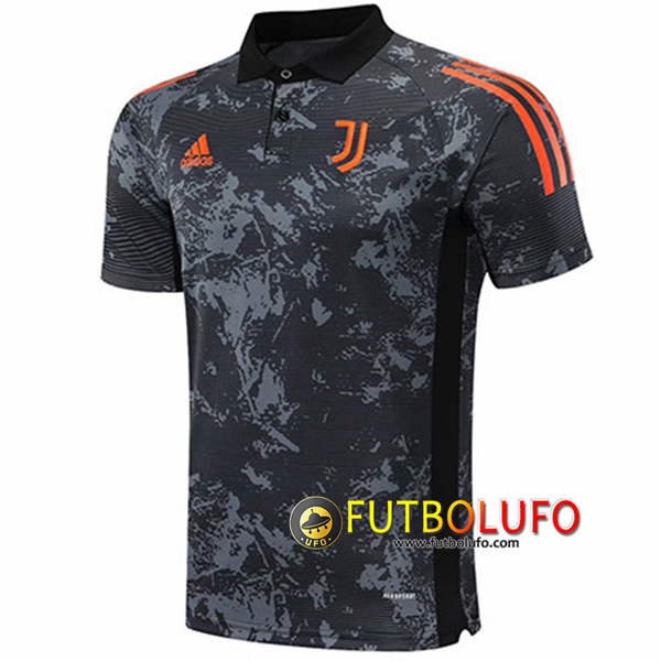 Polo Futbol Juventus Negro/Gris 2020/2021