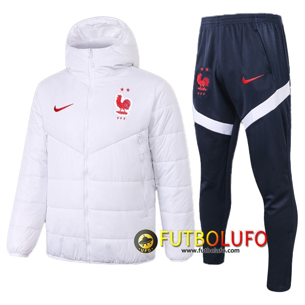Chaqueta De Plumas Francia + Pantalones Blanco 2020 2021