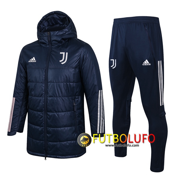 Chaqueta De Plumas Juventus + Pantalones Azul Marin 2020 2021