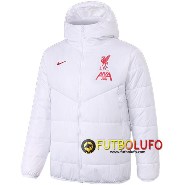 Chaqueta De Plumas FC Liverpool Blanco 2020 2021