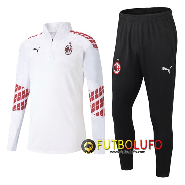 Chandal del Milan AC Blanco 2020 2021 Chaqueta + Pantalones