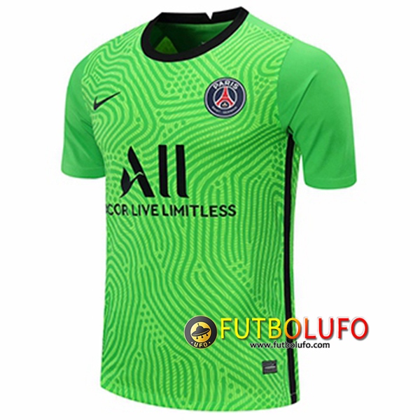 Camisetas Futbol PSG Portero Verde 2020/2021