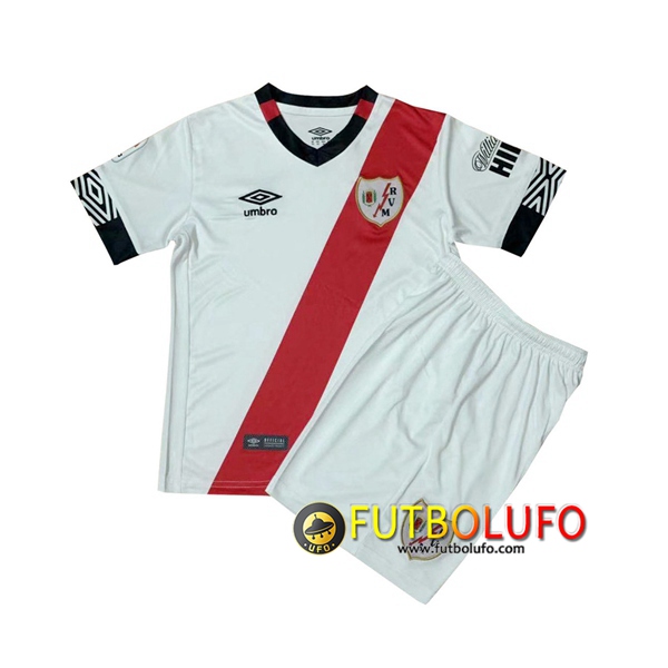Camisetas Futbol Rayo Vallecano Ninos Primera 2020/2021