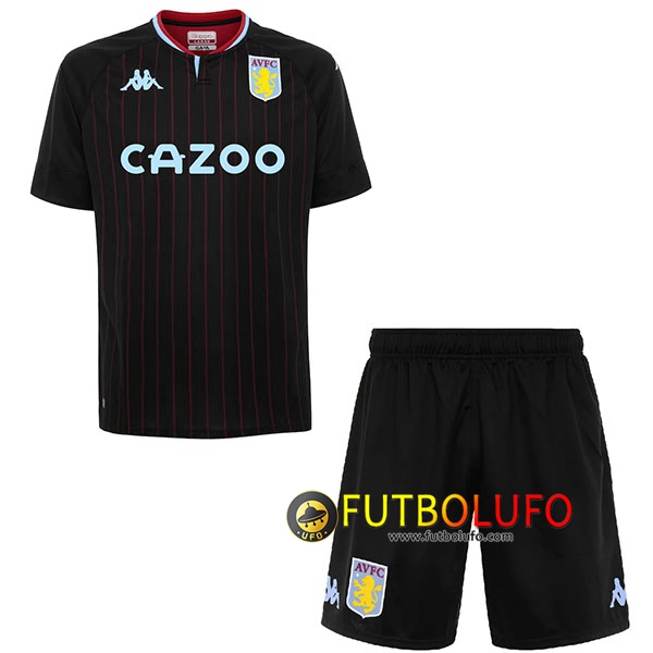 Camisetas Futbol Aston Villa Ninos Segunda 2020/2021