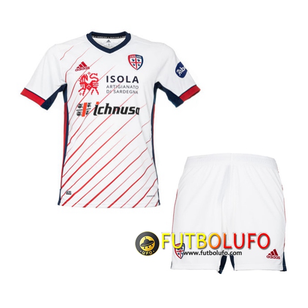 Camisetas Futbol Cagliari Ninos Segunda 2020/2021