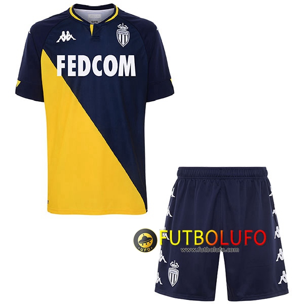 Camisetas Futbol AS Monaco Ninos Segunda 2020/2021