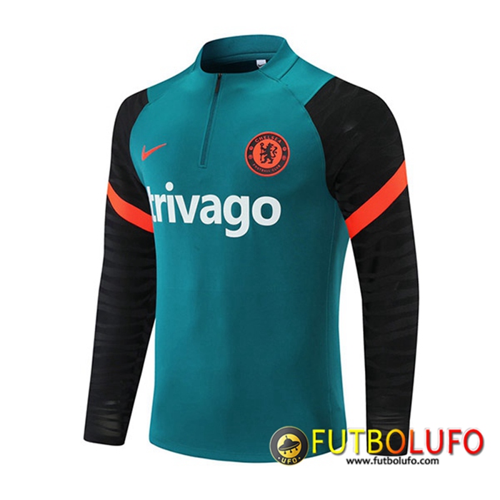 Sudadera De Entrenamiento FC Chelsea Verde/Negro 2021/2022