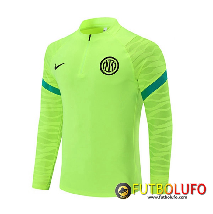 Sudadera De Entrenamiento Inter Milan Verde 2021/2022