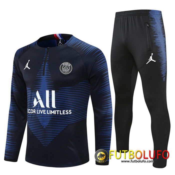Chandal Equipos De Futbol Jordan PSG Azul/Negro 2021/2022