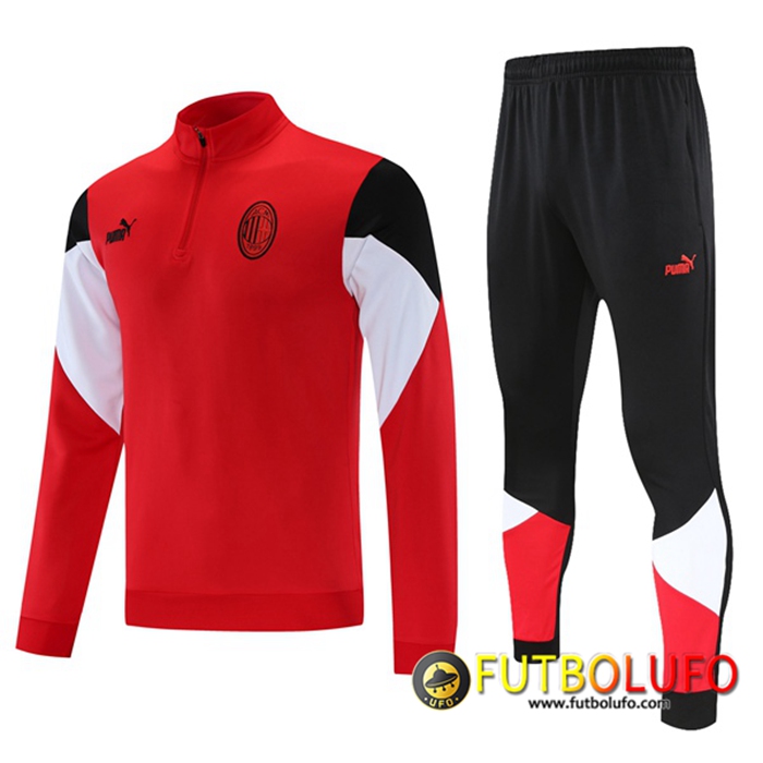 Chandal Equipos De Futbol AC Milan Rojo/Negro/Blanca 2021/2022