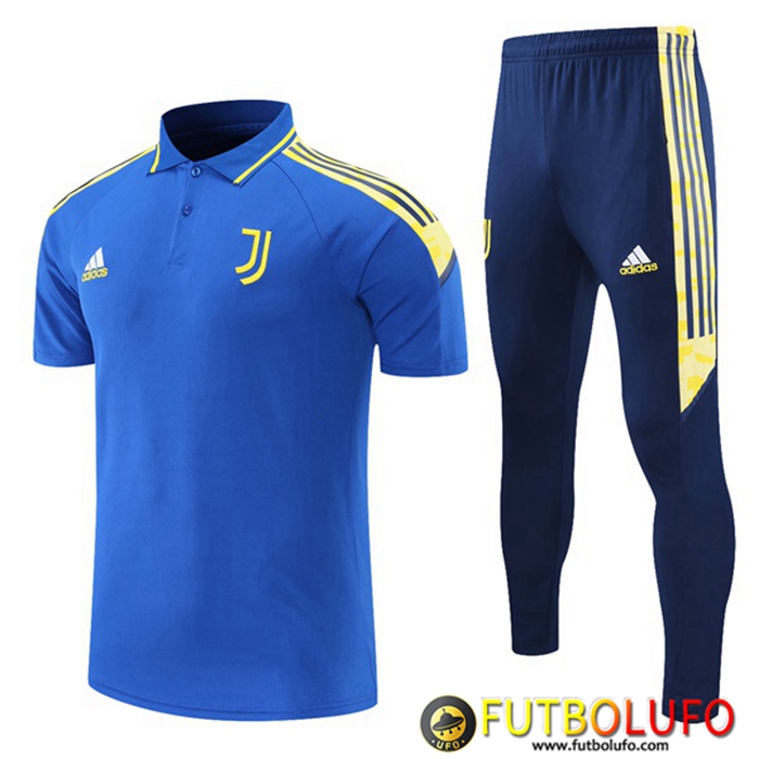 Camiseta Polo Juventus + Pantalones Azul/Amarillo 2021/2022